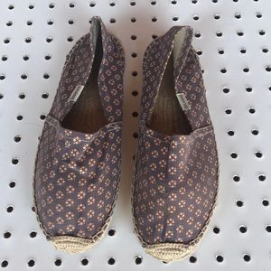 Soludos lavender floral espadrilles